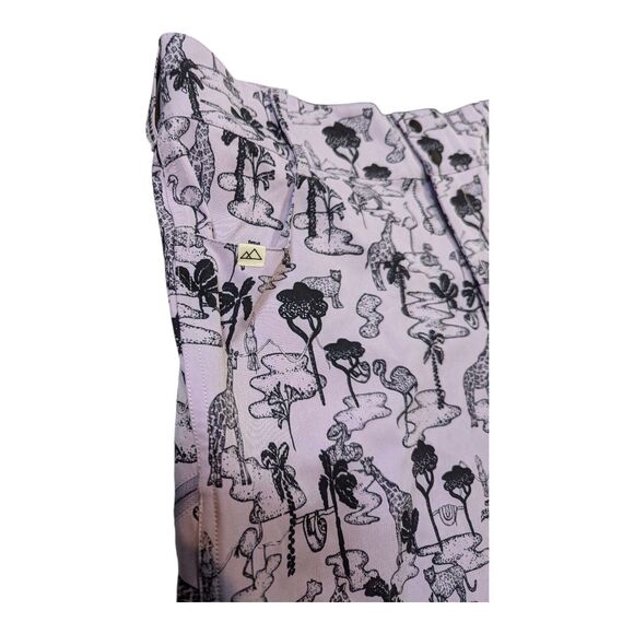 Stylish Black and White Graphic Athletic Shorts - Picture 3 of 13